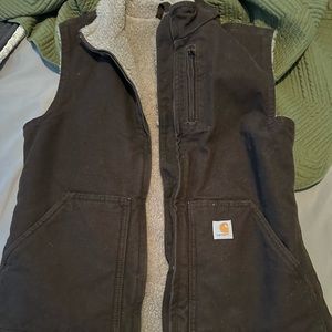 Fleece lined Carhartt vest